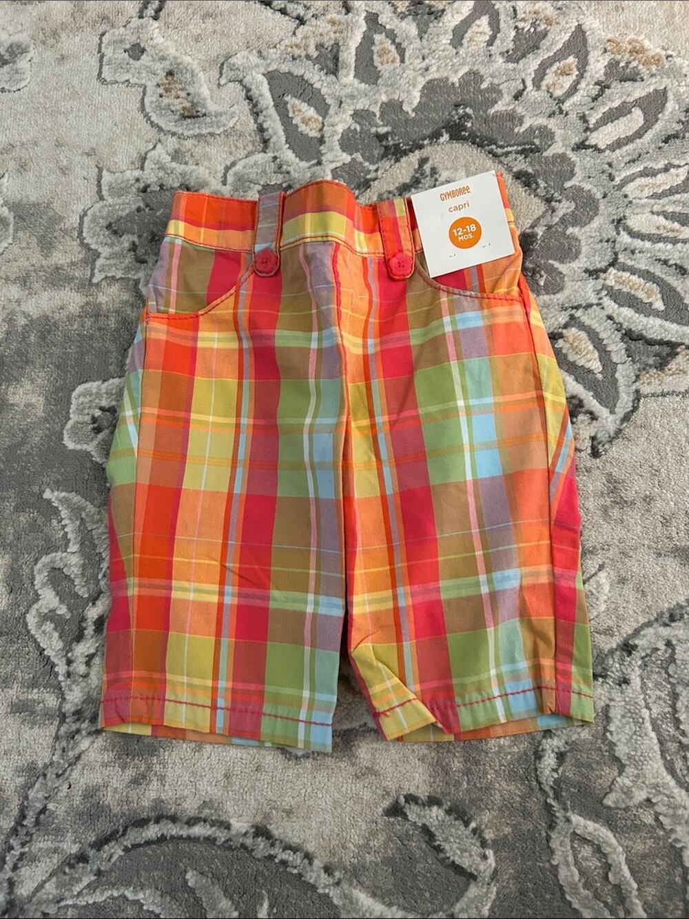 NWT Gymboree Colorful Plaid Capris